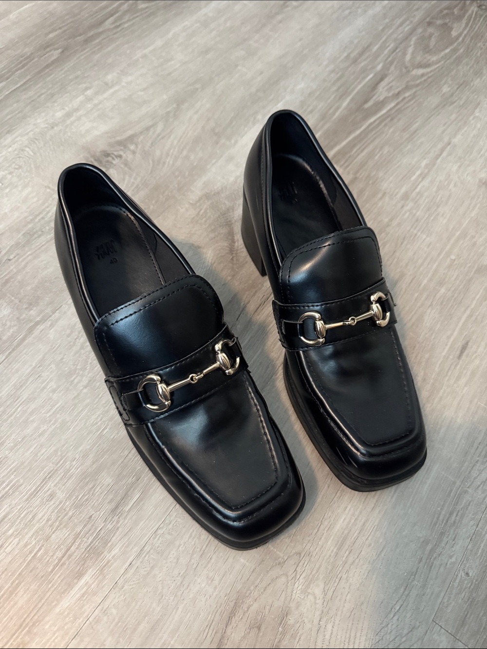 Black Leather Bit Loafers for Men - Classic Dress Loafers